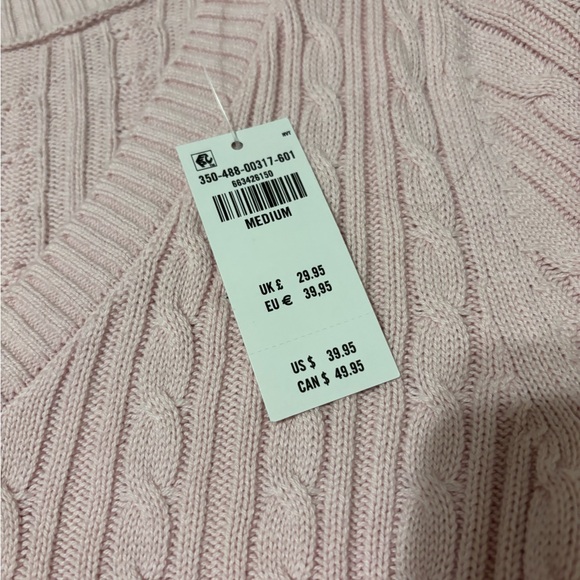 Hollister Pink Cable Knit Sweater - Picture 3 of 5